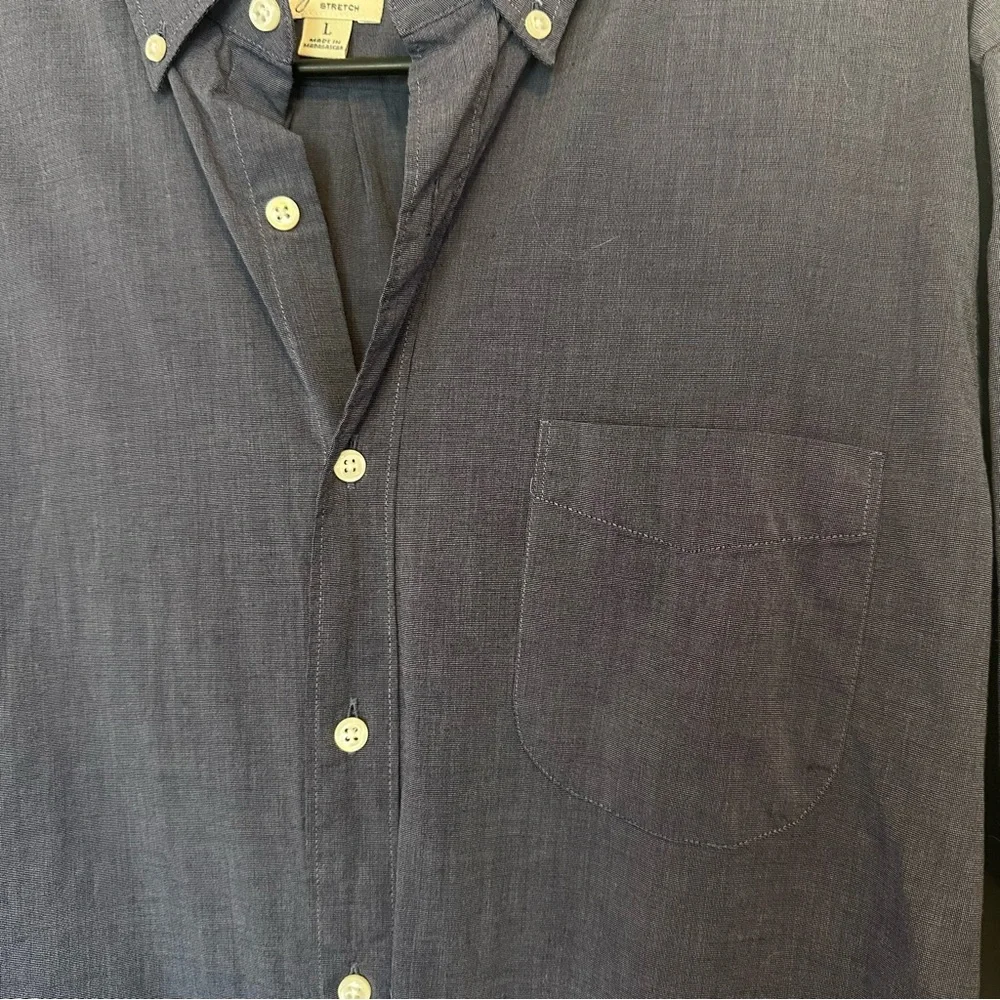 J. Crew Navy Button-Down Casual Shirt